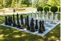 Figury plastikowe XXL do szachów ogrodowych (wysokość króla 105 cm)