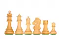 Figury szachowe King's Bridal Hebanizowane 4 cale Rzeźbione Drewniane