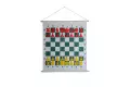 Zestaw SZKOLNY PLUS 2 (10x szachownica plastikowa składana z figurami plastikowymi + 1x szachownica demonstracyjna)
