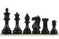 Figury szachowe Oxford 3,5 cala  Rzeźbione Drewniane