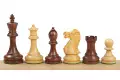 Figury szachowe Executive Akacja/Bukszpan 3,5 cala  Rzeźbione Drewniane
