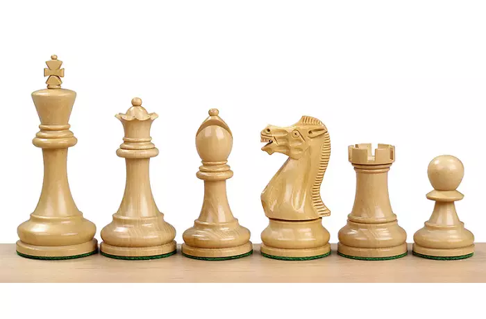 Figury szachowe Executive Akacja indyjska/Bukszpan 4 cale