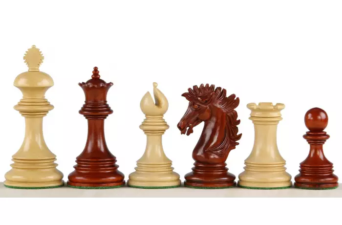 Figury szachowe Sunrise 4 cala Redwood