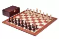 Figury szachowe Staunton nr 5 w drewnianym kuferku