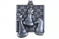 Medal szachowy kwadratowy - srebrny