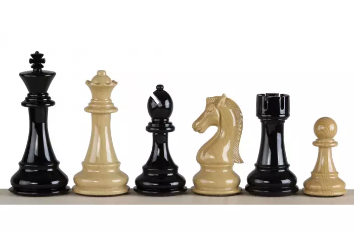Ekskluzywne figury szachowe 4,25 cala - obciążane