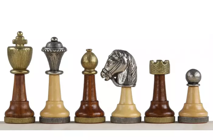 Figury metalowo drewniane - król 75mm
