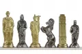 Metalowe figury szachowe Barbarzyńcy - Rzymianie - król 75 mm