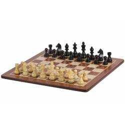 Zestaw szachowy turniejowy Nr 6 - deska 58mm + figury German Knight 3,75"