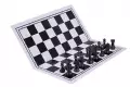 Składana, plastikowa deska szachowa, czarno - biała