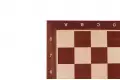 Deska szachowa nr 6+ (z opisem) mahoń/jawor (intarsja)